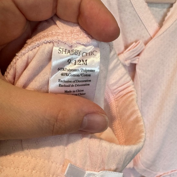 SHABBY CHIC baby girls 2 piece pink set - Picture 4 of 8